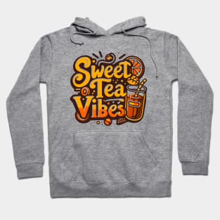 Funny sweet tea quote with a vintage look for women and girls iced tea lovers Hoodie